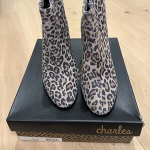 NEW Charlies Wild Pattern Ankle Booties